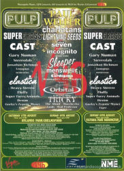 Gary Numan 1996 V96 Venue Poster